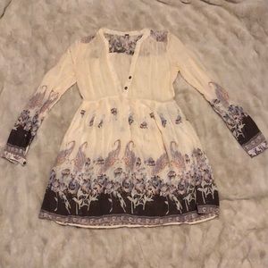 Free People Floral Tunic